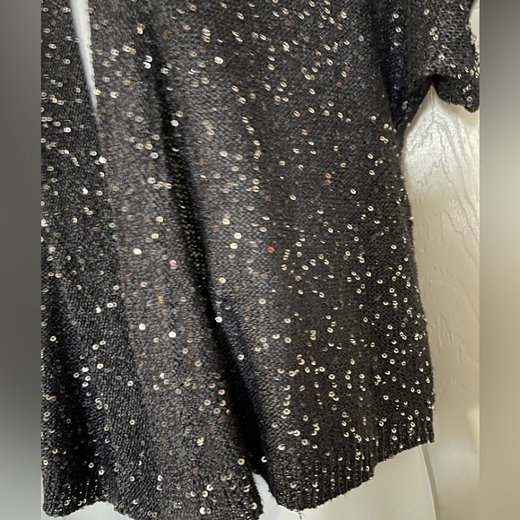 Jigsaw Brand Short Sequin Open Cardigan - Picture 3 of 9
